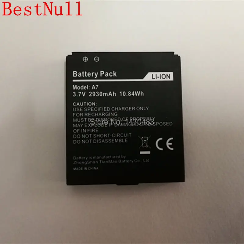 Original For Agm Zug 3s High Capacity 2930mah Battery Travel Spare