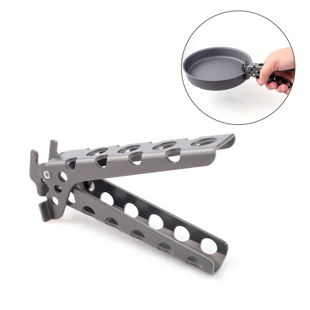 

Camping Anti-hot Pot Pan Bowl Gripper Cookware Home Cooking Picnic Arm Holder Carrier Handle Clip Clamp Outdoor Tableware Tool