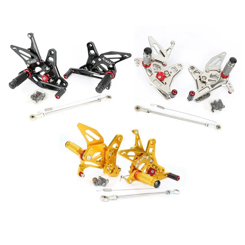 

Aluminum Adjustable Rider Rear Sets Rearset Footrest Foot Rest Pegs For Suzuki SV650/S 2016 2017 2018