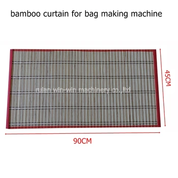 

6pcs small bamboo curtain use for bag making machine 45x90CM