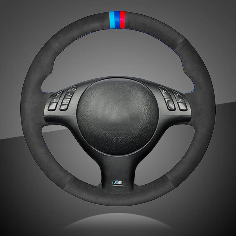 Auto Braid On The Steering Wheel Cover for BMW E46 E39 330i 540i 525i 530i 330Ci M3 2001-2003 Interior Car Steering Wheel Cover Auto Braid On The Steering Wheel Cover for BMW E46 E39 330i 540i 525i 530i 330Ci M3 2001-2003 Interior Car Steering Wheel Cover