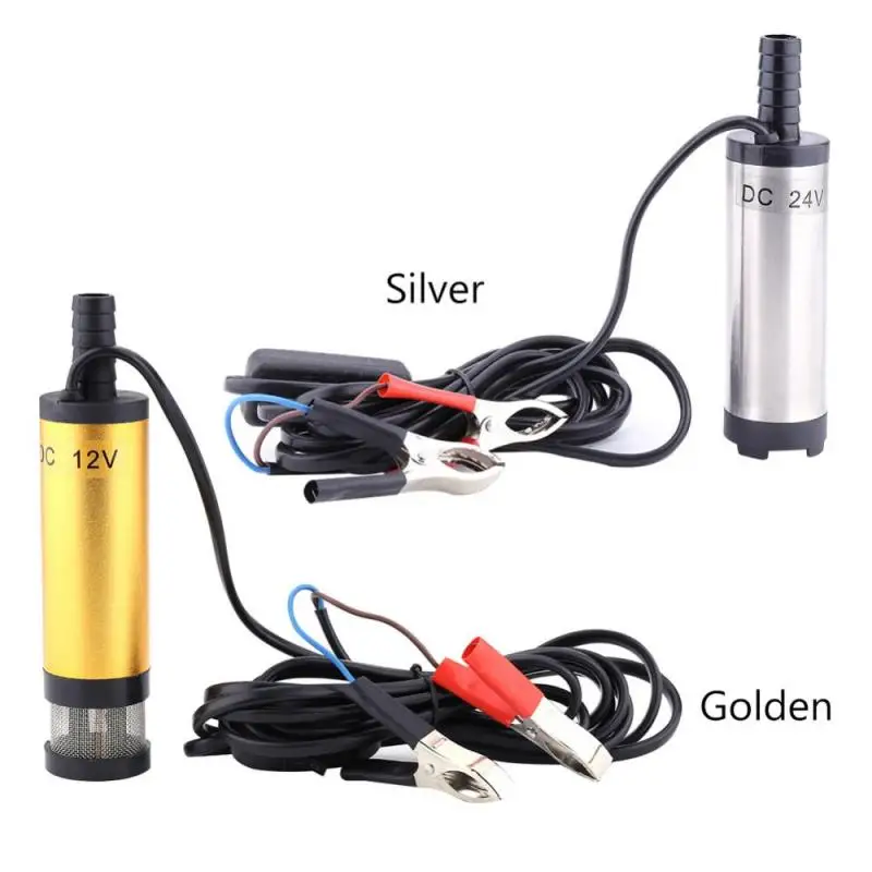 

12V Stainless Steel Submersible Pump Diesel Transfer Pump for Water Diesel Oil Kerosene Refueling Tools