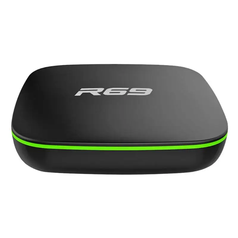 ТВ приставка R69 на Android 7 1 с 4 ядерным процессором Wi Fi DDR3 + 8/2 ГБ|ТВ-приставки и