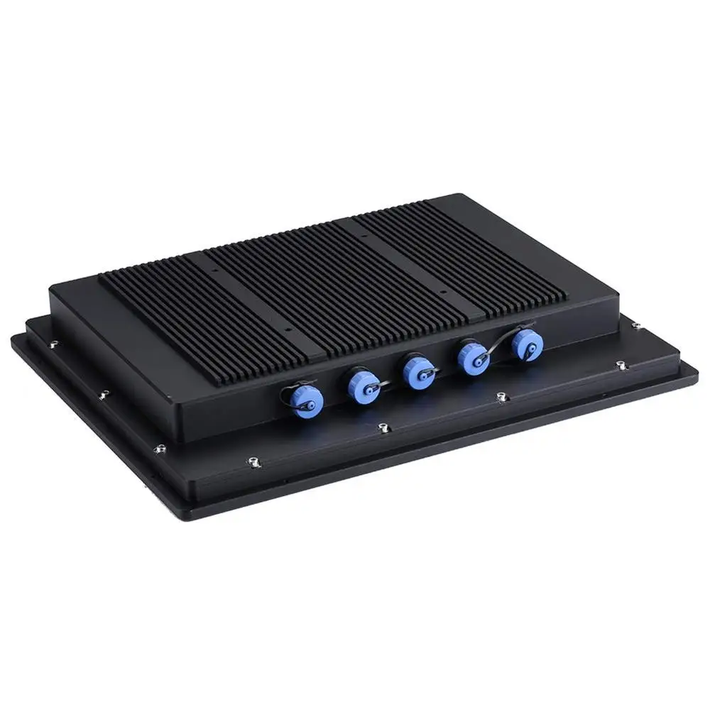 IP68 resistente al agua 12,1 pulgadas Panel Industrial PC todo en uno táctil resistiva pantalla windows 7/10/Linux Intel J1900 [HUNSN WD18]