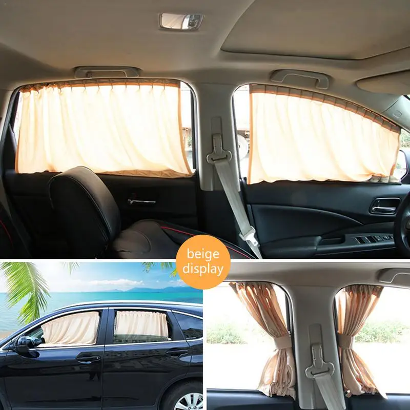 

50X45cm Vehicle Shading Anti-UV Heat Insulation Sunshade Privacy Protection Car Curtains