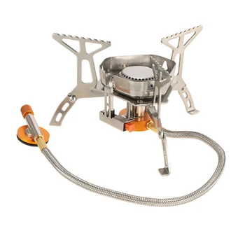 

Outdoor Folding Camping Windproof Stove Portable Folding Gas Stove For Hiking Cooking Survival Picnic Bbq Burners Stove