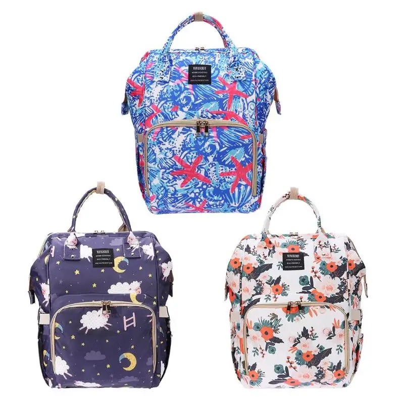 

Graffiti Printed Maternity Backpacks Mummy Diaper Bag Waterproof Baby Stroller Nappy Nursing Bag Mother Travel Backpack Handbag