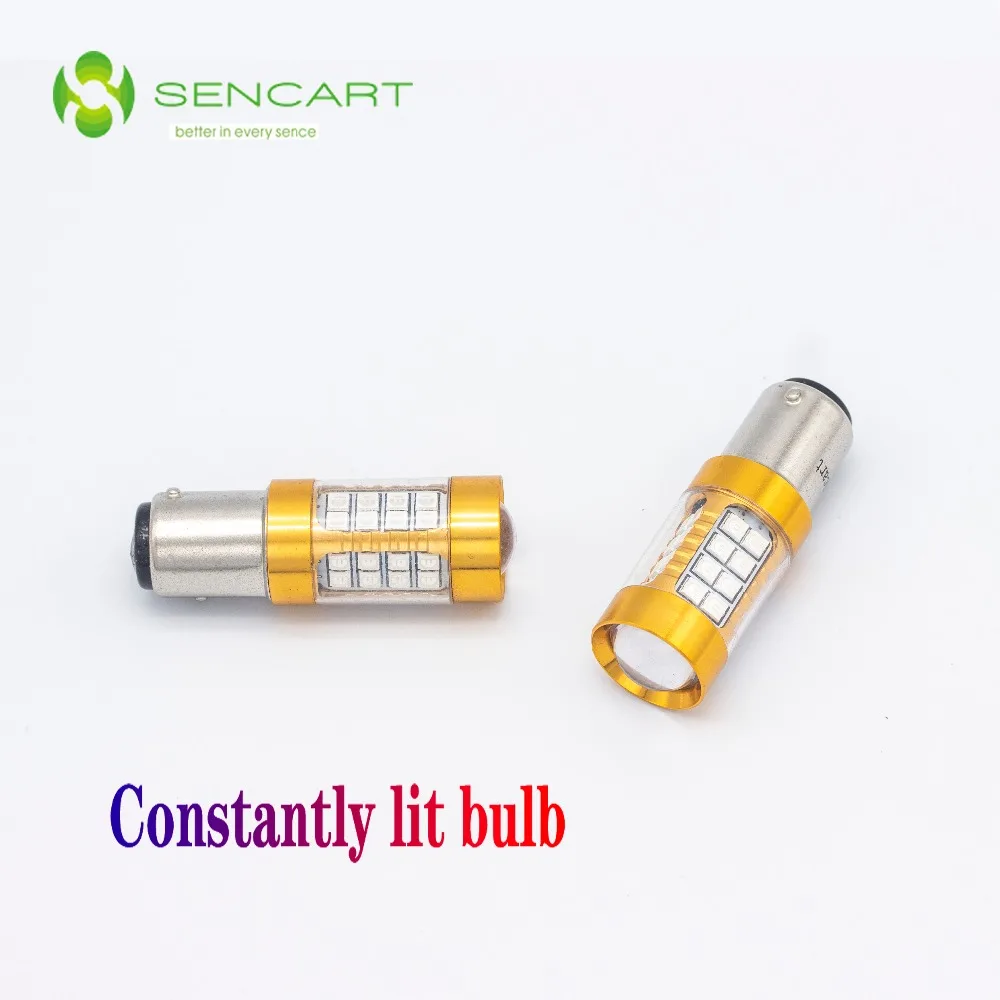 SENCART 2 Шт 1157 BAY15D 36SMD 3030 светодиодный постоянно горит лампа, стоп, хвостовые лампы, сзади SafetyTail светодиодный лампы DC12V