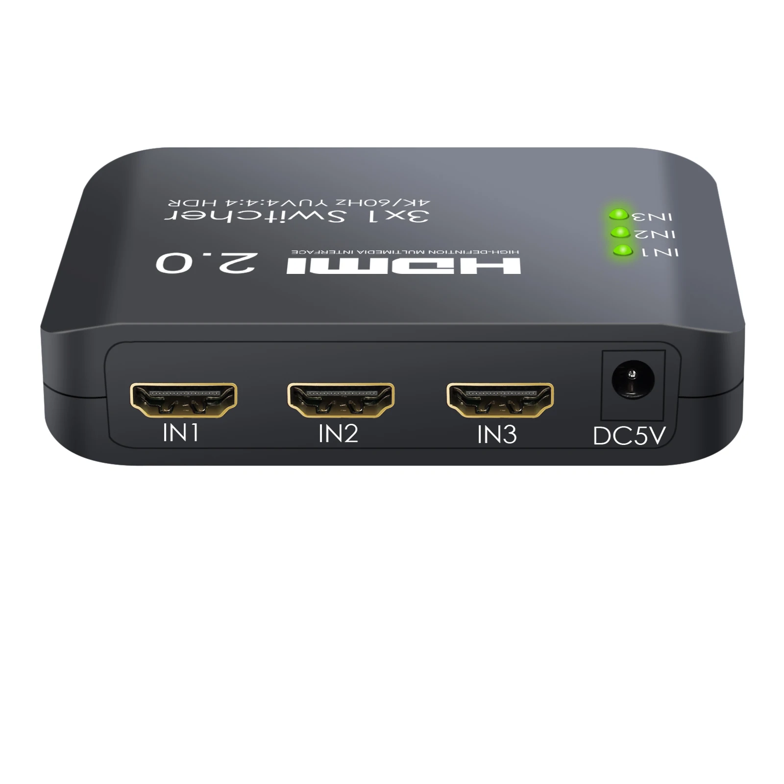 Коммутатор Neoteck Sup port 4K/60Hz YUV 4:4:4 и HDR HDMI Hub 3 Port 2 0 3X1 в 1 с ИК дистанционным