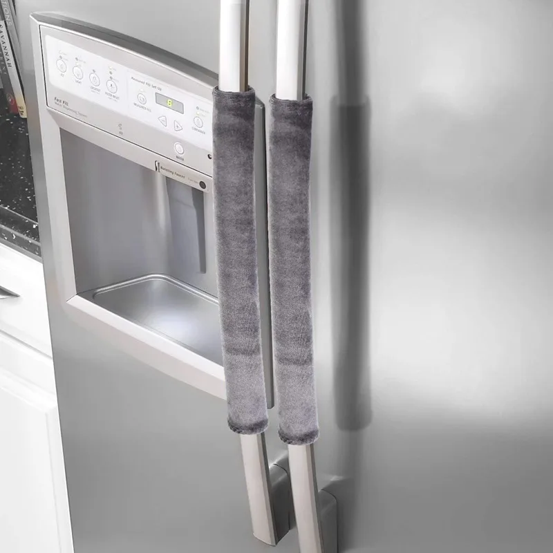 Refrigerator Door Handle Cover Kitchen Appliance Decor Handles Antiskid Protector Gloves for Fridge Oven Keep off Fingerprints Refrigerator Door Handle Cover Kitchen Appliance Decor Handles Antiskid Protector Gloves for Fridge Oven Keep off Fingerprints