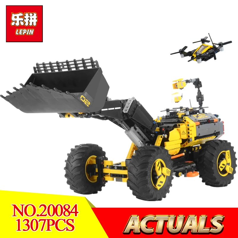 

Lepin 20084 2 In 1 Technic Series Volvo Concept Wheel Loader Zeux Legoing 42081 Model Blocks Building Bricks Educational Toys