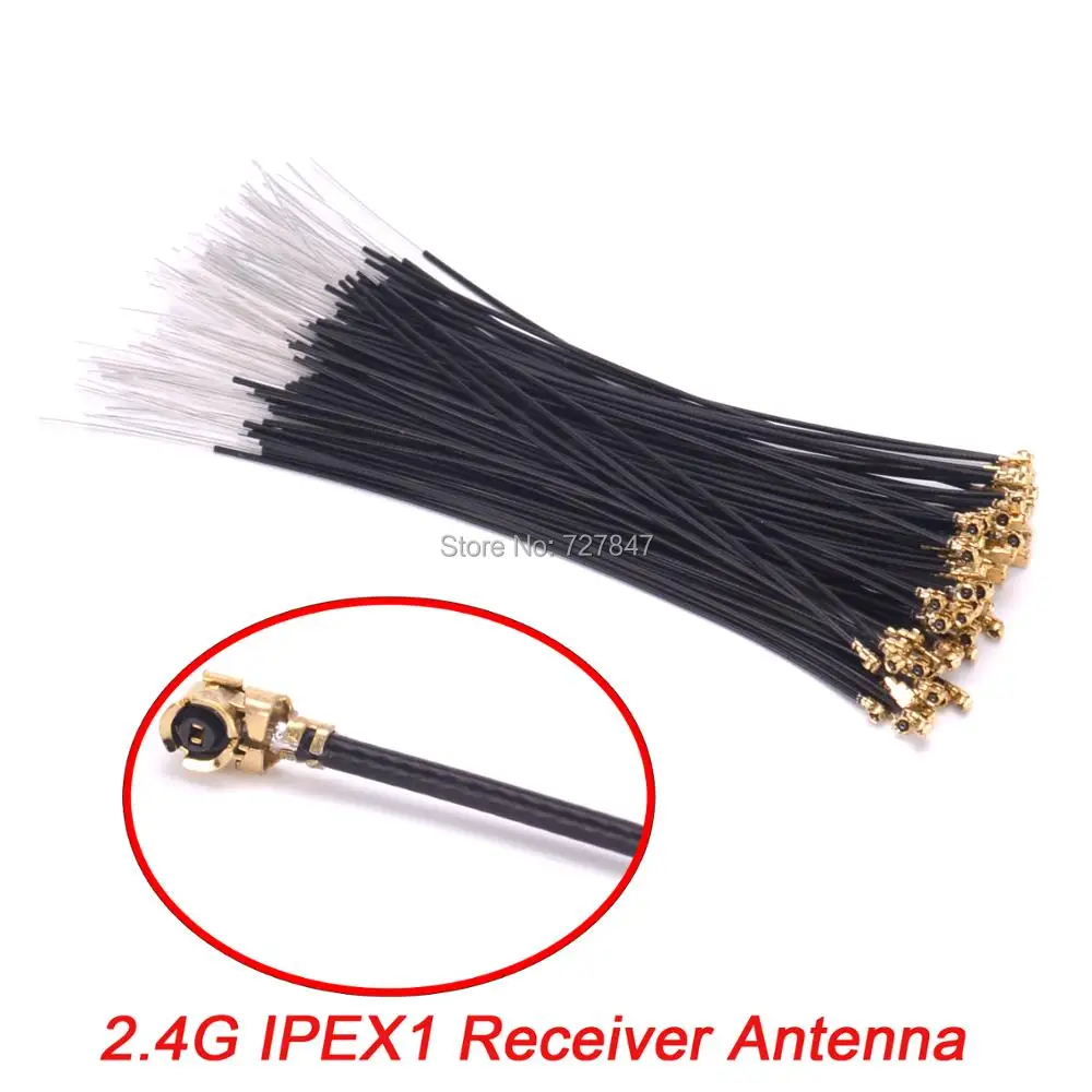 

5PCS 15cm 150mm 2.4G IPEX1 IPEX 1 Receiver Antenna for Frsky JR Hitec Flysky and Orange RX Receiver Replacement Antennas