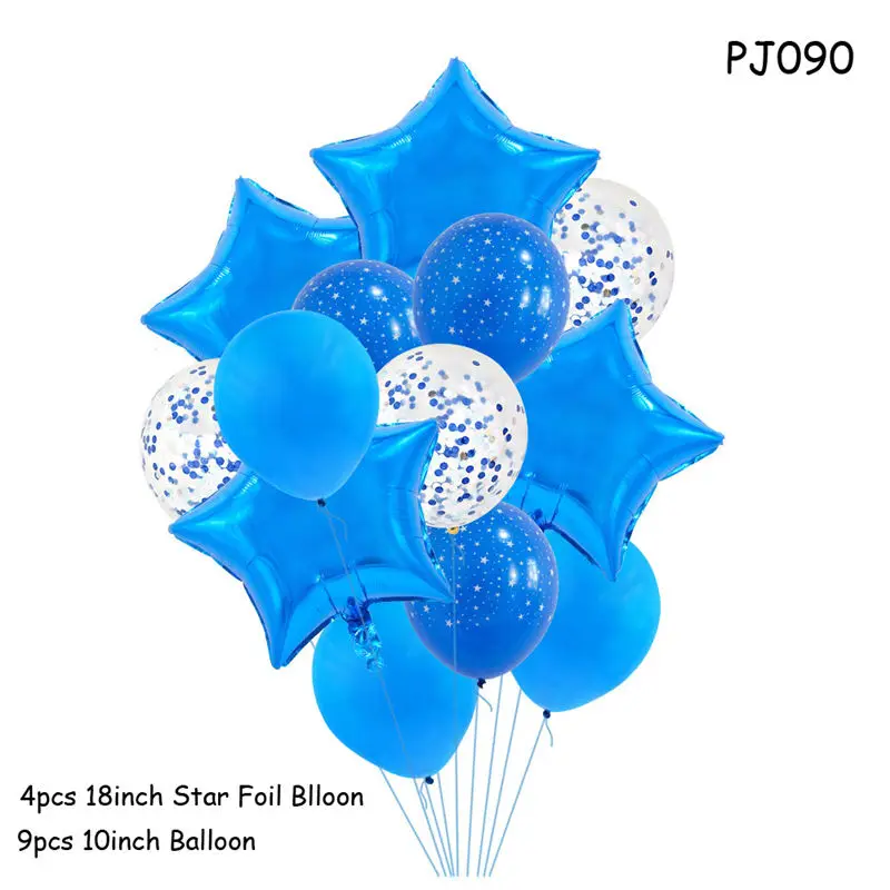 Vacclo 18 дюймов пятиконечная звезда алюминиевый шар Макарон воздушный шар год ребенок день рождения воздушный шар "Конфетти" Свадебные украшения