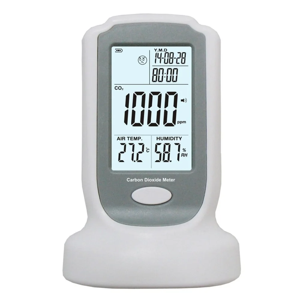 

NEW Portable Carbon Dioxide Detector Gas Alarm 0-2000ppm CO2 Concentration Meter Detection Sensor