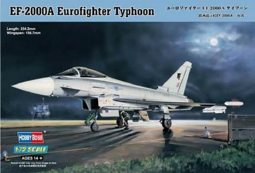 

Комплект модели Hobbyboss 1/72 80264 EF-2000A Eurofighter Typhoon
