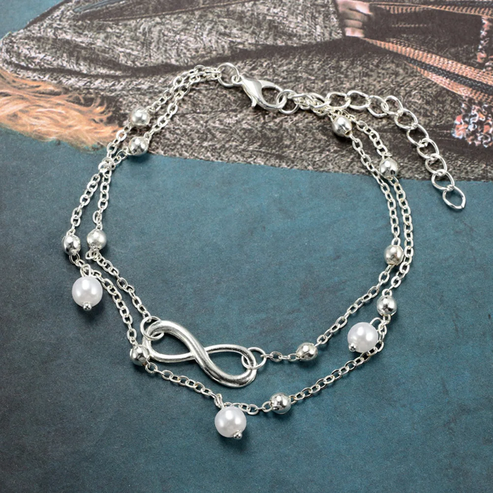 Женский пляжный браслет на запястье милый романтический классический ногу с