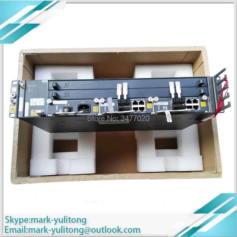 AN5516 04 PWRA + HSUB * 2 GPON EPON 2U Mini OLT DC Power equipment|Оптоволоконное оборудование| |