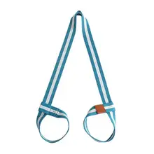 Портативный Анти-растягивающийся Коврик для йоги ремень фитнес-зал, пилатес комплект коврик плечевой ремень