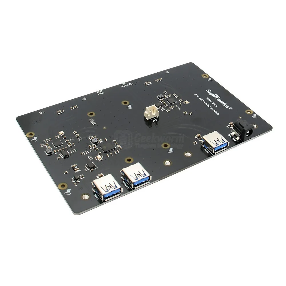Raspberry Pi ROCK64 X822 Dual 2 5 &quotSATA HDD/SSD Shield USB 3 0 Плата расширения для Model B +