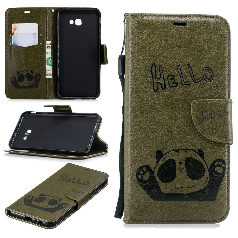 

Protective Cover Embossed Panda Pattern for Xiaomi Redmi 6A ,Note 5 Case Anti-Lost Rope Kickstand Card Pocket Shockproof