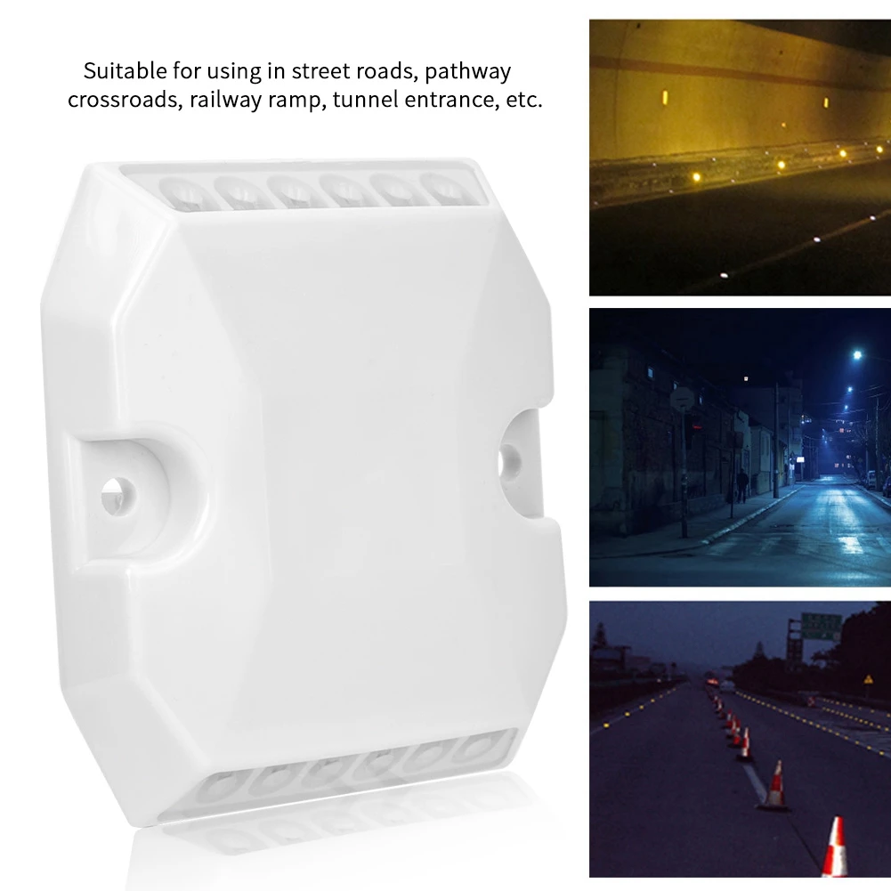 

24V DC LED Reflective Spike Plastic Beads Dual Protuberant Signpost Reflective Spike Raised Signs