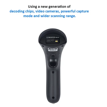

RF1000G Wireless Barcode Scanner Handheld Wechat Scanner Reader for Mobile Payment Computer Screen Store Warehouse