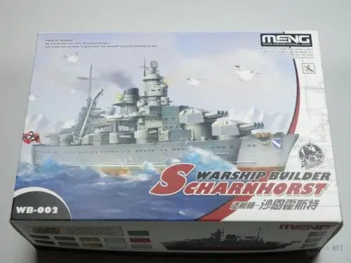 Модель Meng WB-002 Warship Builder Scharnhorst (Q Edition) Cute | Игрушки и хобби