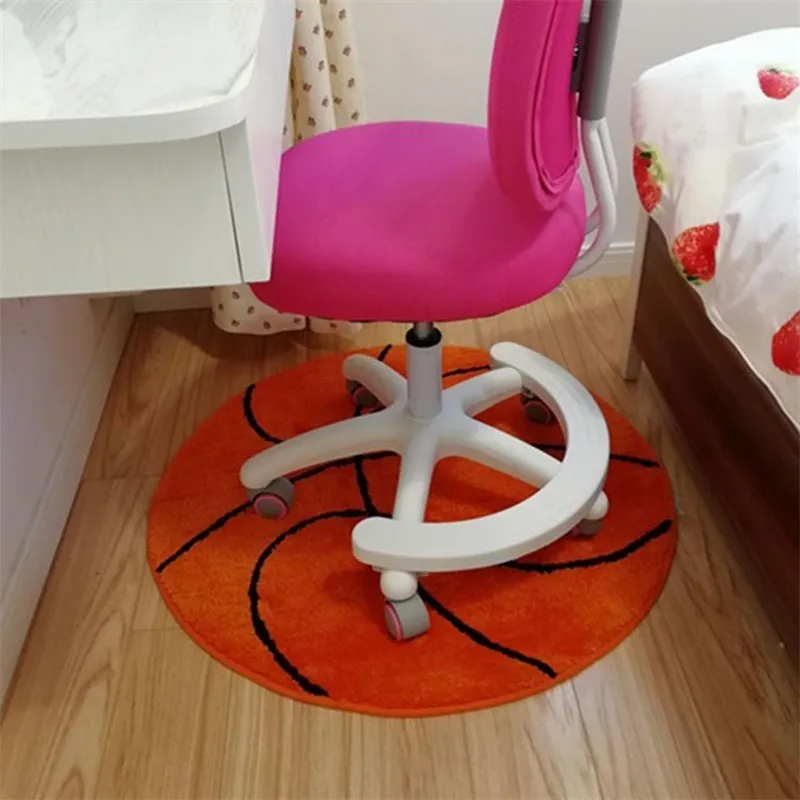 RFWCAKPolyester Anti-slip Round Ball Carpets For Living Room Bedroom Mat Computer Chair Rug Football Basketball Carpet Kids Room RFWCAKPolyester Anti-slip Round Ball Carpets For Living Room Bedroom Mat Computer Chair Rug Football Basketball Carpet Kids Room