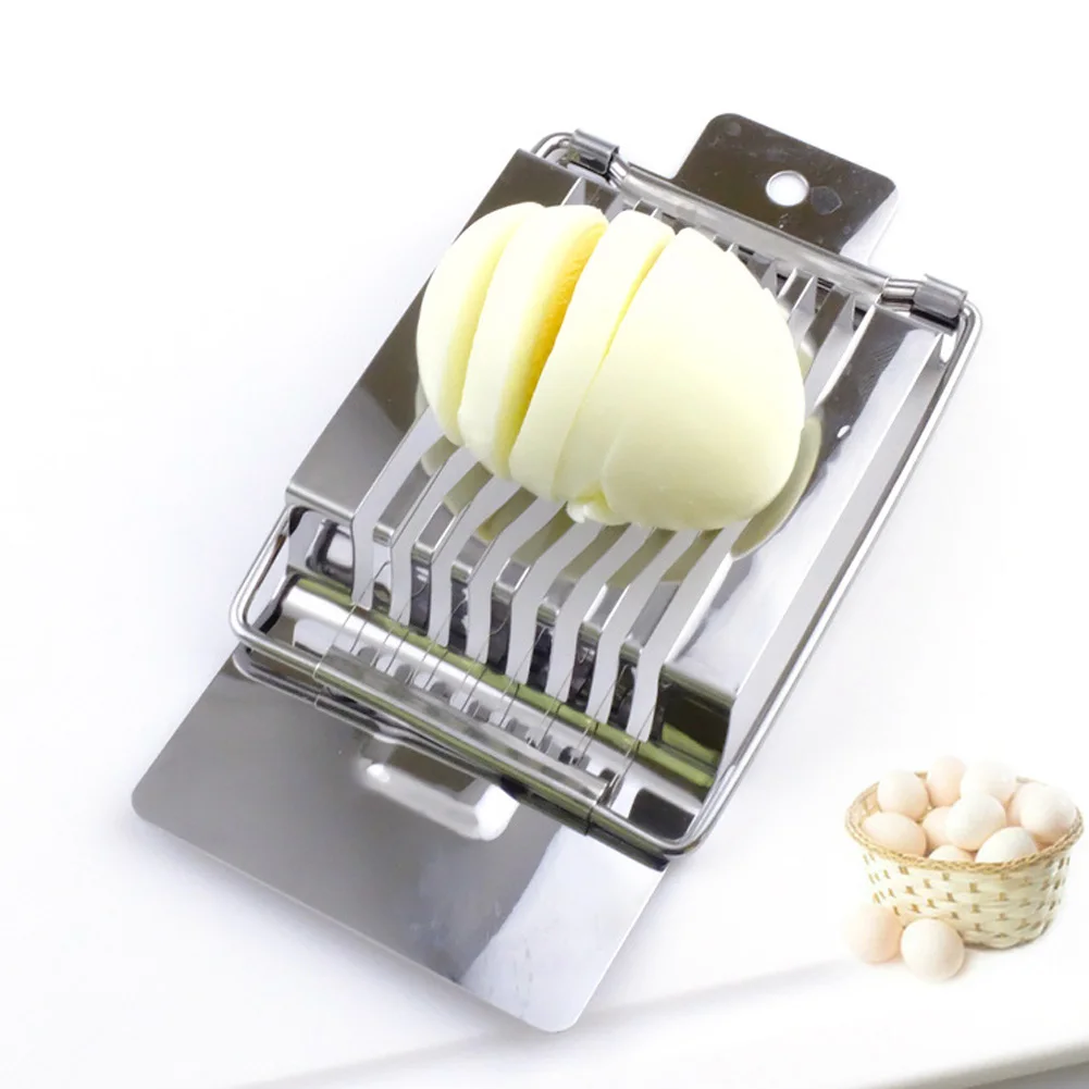 Stainless Steel Practical Egg Cutter Slicer Separator Food Divider