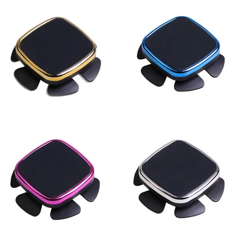 

Car Magnetic Phone Holder Universal 360-Degree Free Rotation Car Steering Wheel Phone Holder Not Easy To Fall Off Gold Silver