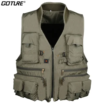 

Goture Fly Fishing Vest for Men L XL XXL Swiming Hiking Fishing Vest Life Jacket Waistcoat Survival Utility Vest All for Fishing