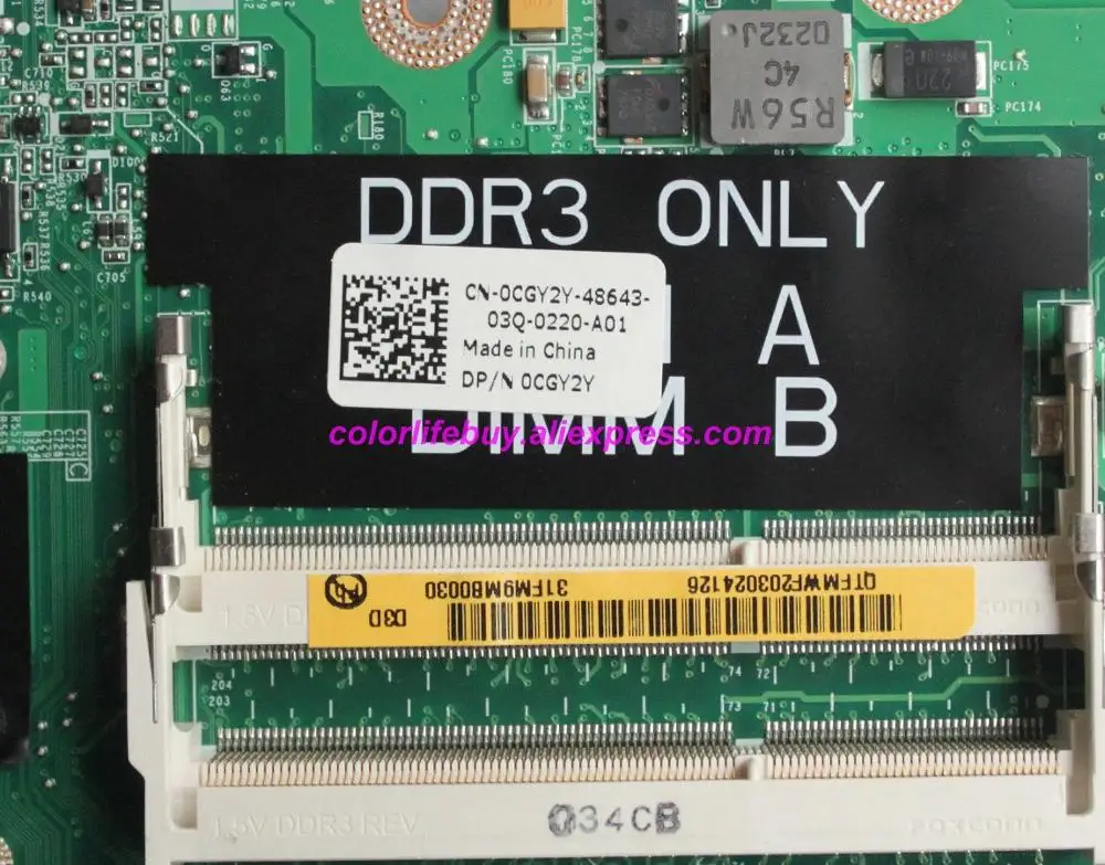 Genuino CN-0CGY2Y 0CGY2Y CGY2Y DA0FM9MB8D1 HD5470 512 MB HM55 placa base portátil para Dell Studio 1558 S1558 Notebook PC Genuino CN-0CGY2Y 0CGY2Y CGY2Y DA0FM9MB8D1 HD5470 512 MB HM55 placa base portátil para Dell Studio 1558 S1558 Notebook PC