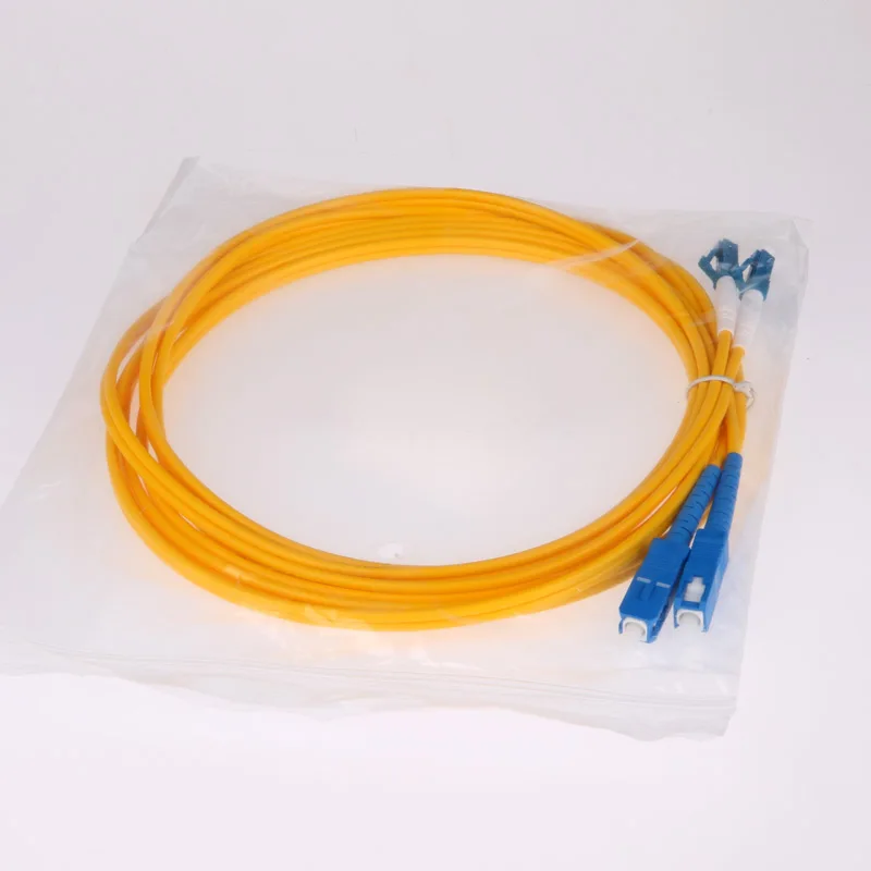 50 Pair SC TO LC PC UPC Fiber Optic patch cord single mode Duplex sm dx 1 3 5 10 20 100m meters Ftth Free Shipping | Мобильные