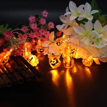 

20 LED 2M LED Lamps Halloween fairy lights Ghost Pumpkin String Lights for Festival Bar Party Halloween Decoration Lamp Supplies