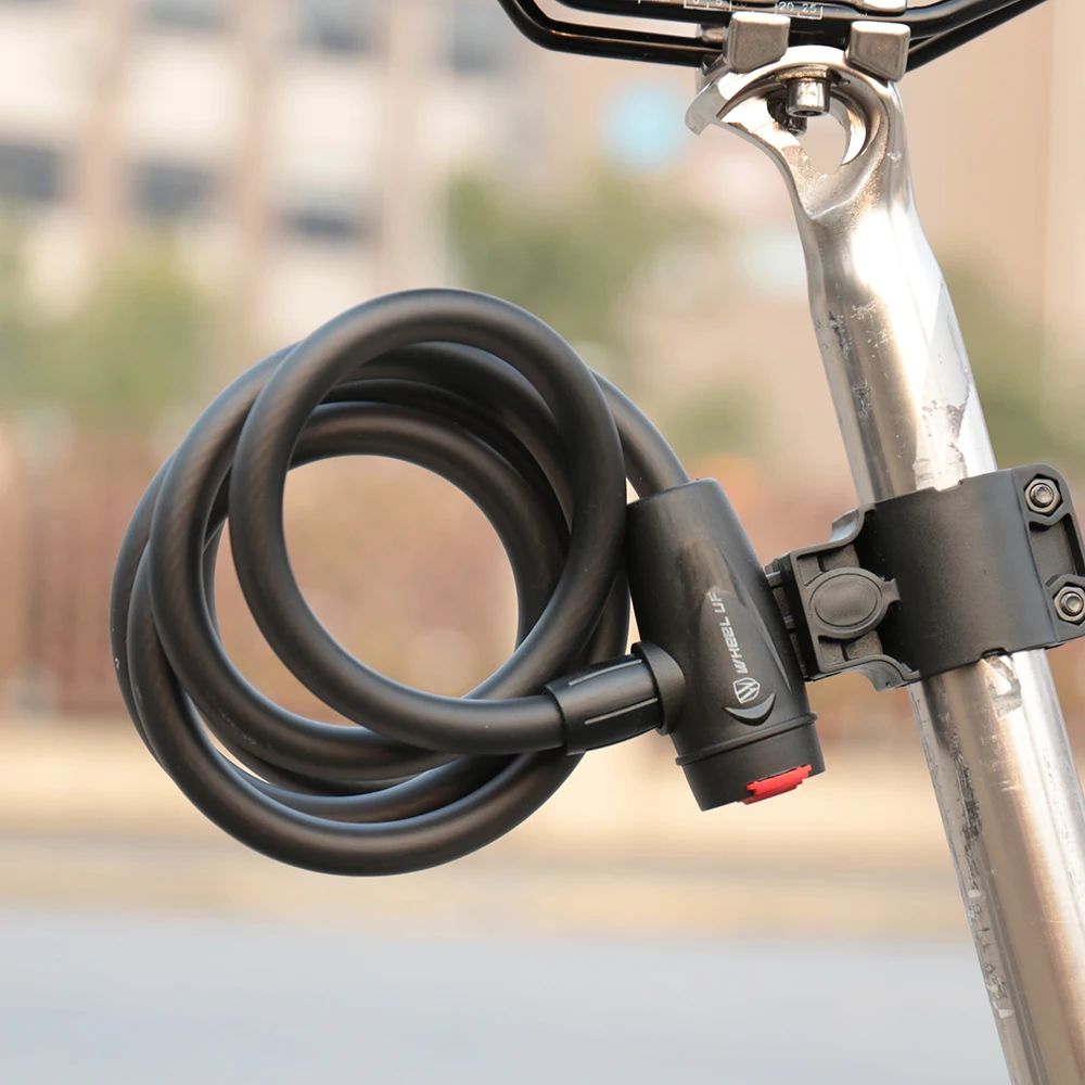 MTB الطريق دراجة قفل دراجة 1.2 m 1.5 m مكافحة سرقة مع مفتاح ABS الصلب عالية الجودة النحاس سلك آمنة دراجة أقفال جودة سيارة قفل