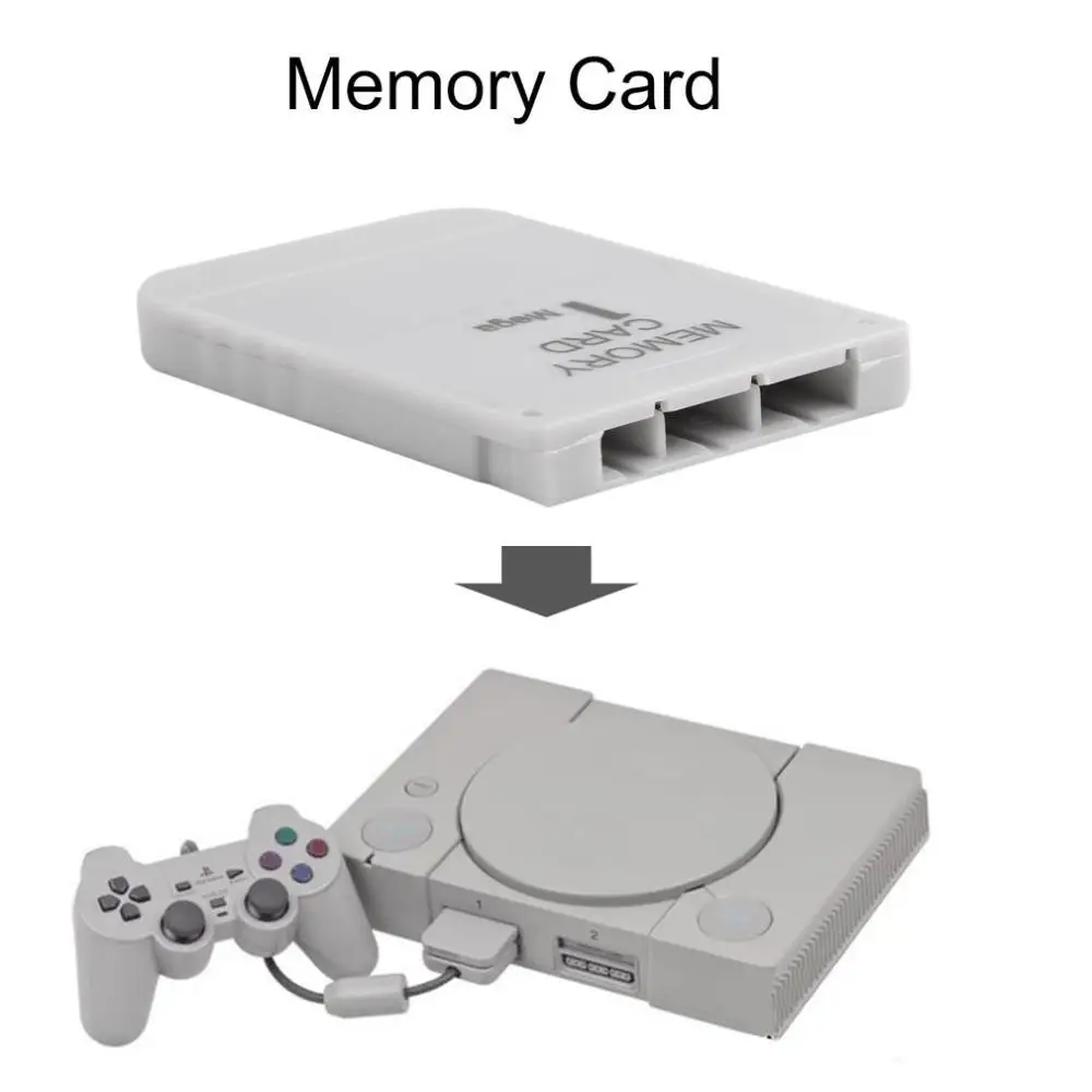 

EastVita PS1 Memory Card 1 Mega Memory Card For PlayStation 1 One PS1 PSX Game Useful Practical Affordable 1M 1MB