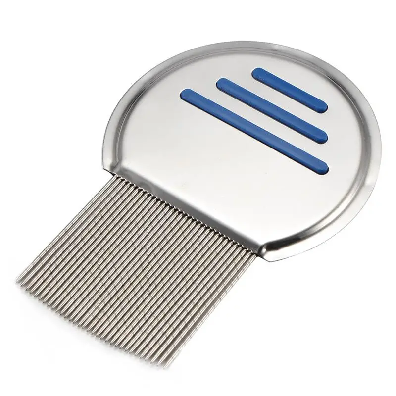

Dropship Stainless Steel Kids Hair Terminator Lice Comb Nit Free Rid Headlice Super Density Teeth Remove Nits Comb Hair Tool 1PC