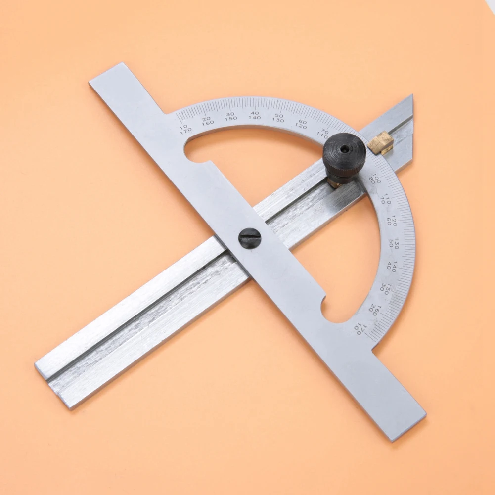 

100x150mm Carbon Steel Adjustable Protractor Angle Ruler Tool Measuring & Gauging Tool AL109 Angle Measure Tool