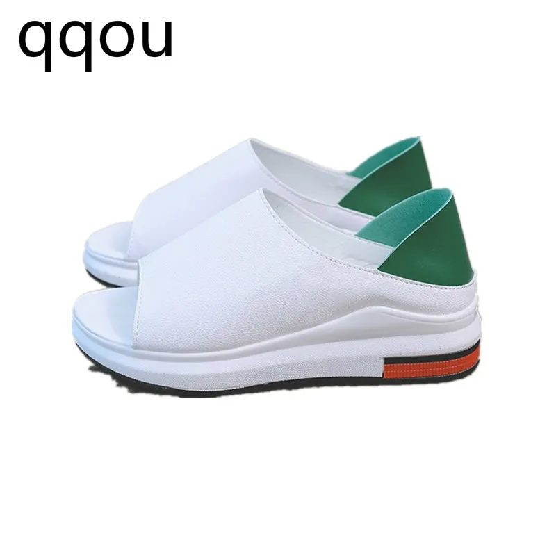 

2019 New Fashion Women Sandals Spring Summer Platform Sandal Shoes Woman Peep Toe Leather Beach Casual Sandalias Mujer Plus Size