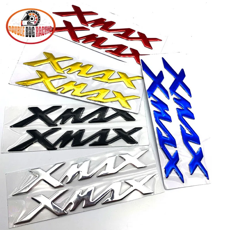 

Motorcycle Decals Stickers Emblem Badge 3D Decal Raised Tank Wheel Tank Decals Applique Emblem For Yamaha XMAX 125 250 300 X-MAX
