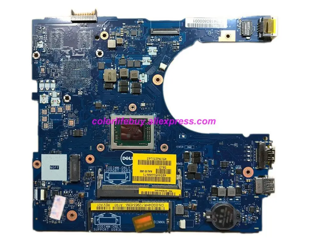 discounted  Genuine CN-0GD4HR 0GD4HR GD4HR LA-C142P w A10-8700P CPU Laptop Motherboard for Dell Inspiron 5455 5