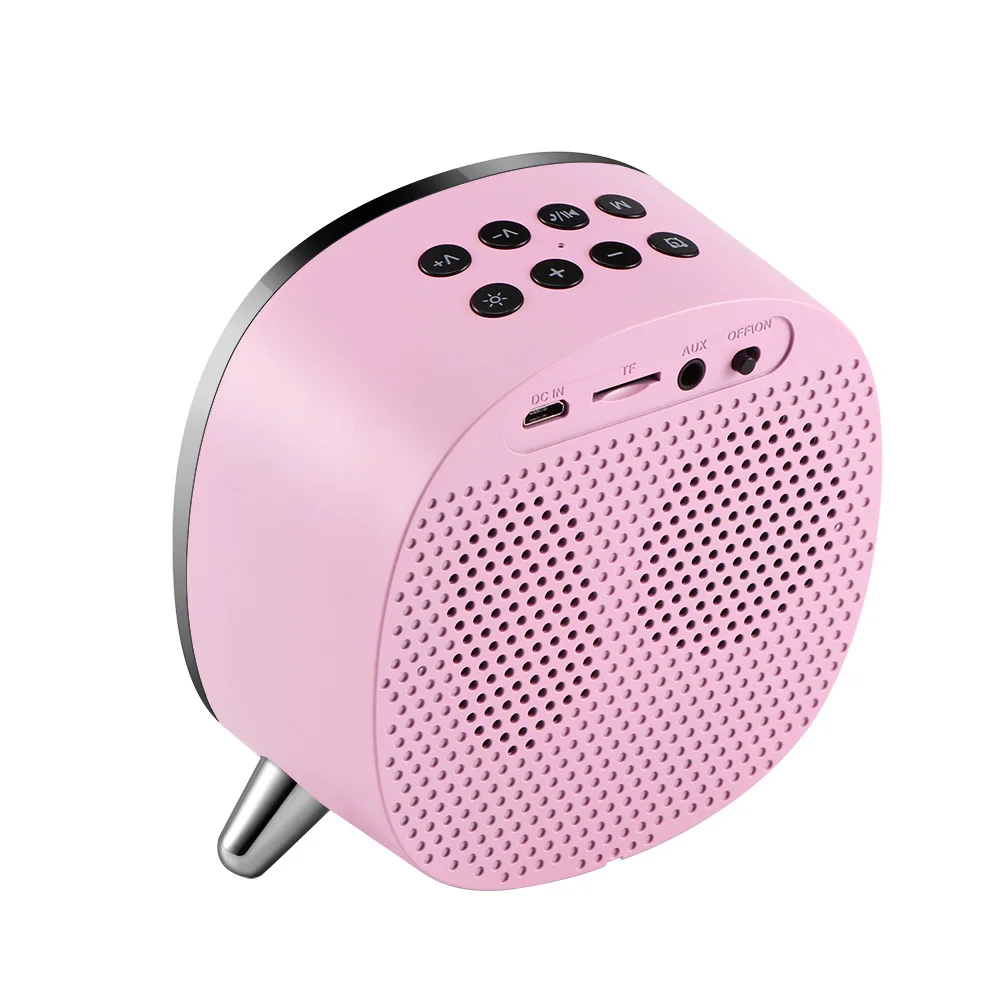 Bluetooth стерео динамик зеркальная поверхность Altavoz LED Будильник с AUX TF портативный