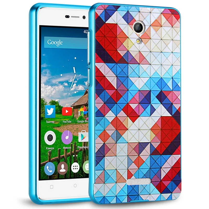 Jonsnow чехол для Highscreen power Five Pro Slim Премиум алюминиевая металлическая рамка