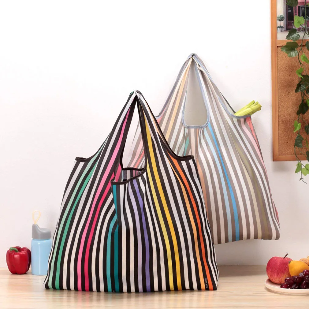 

Nonwoven Shopping Bag Reusable Tote Bag Grocery Storage Handbag Eco Shoppers 1PC
