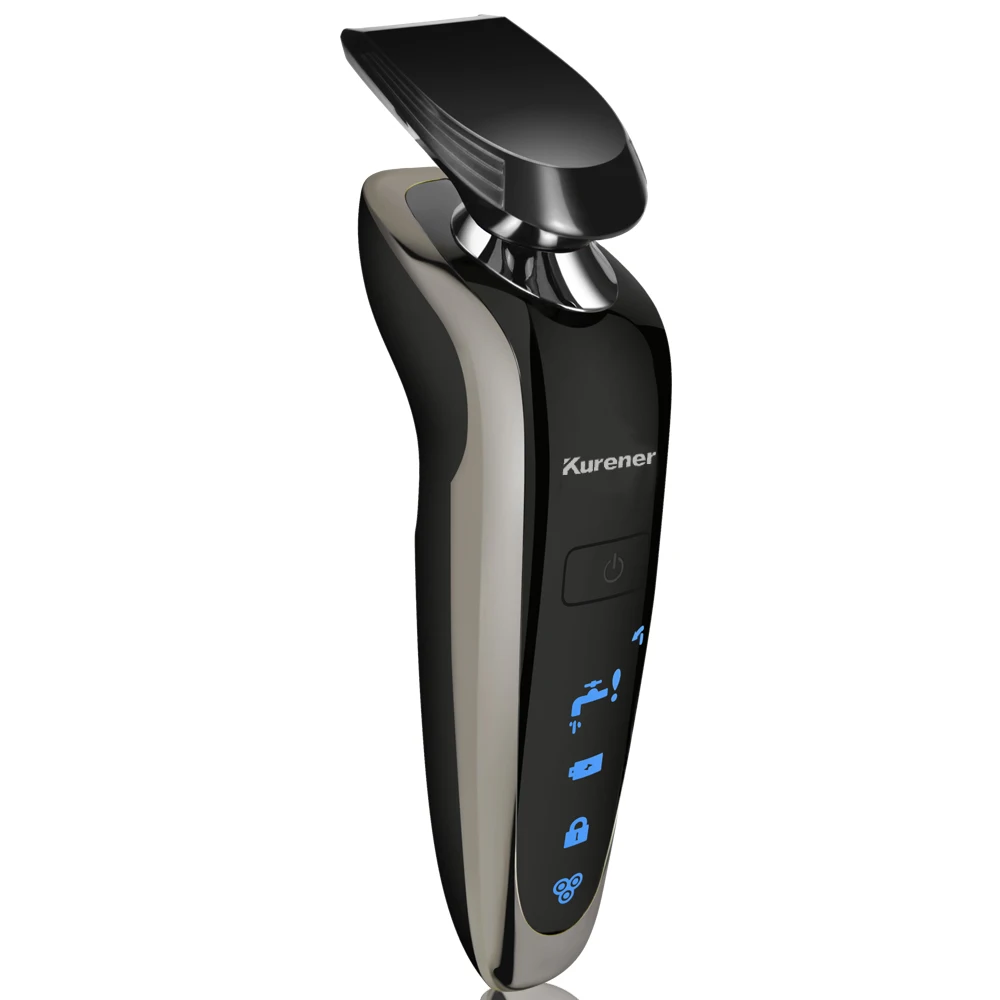 Skup Kurener golarka elektryczna maszynka do golenia trymer do brody obrotowa maszynka do golenia maszynka do czyszczenia wodą na mokro na sucho