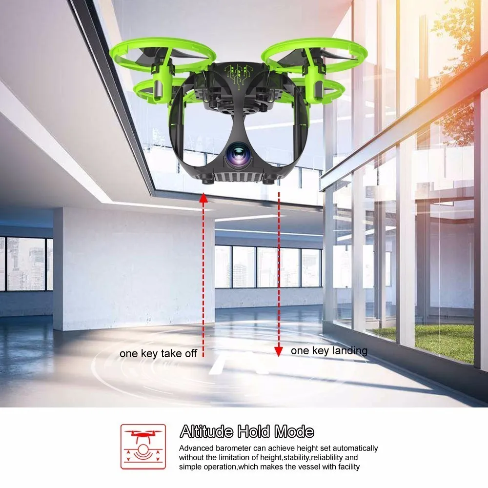 FQ26 WiFi FPV Mini Drone Quadrocopter with Camera 0.3MP Altitude Hold G-sensor Foldable Dron Quadrupter APP Phone Control RTF