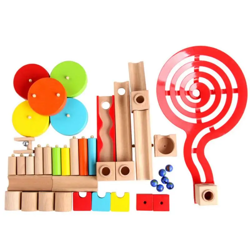 

Slide Track Building Blocks Toy Children's Educational Innovative Construction Ball Slide Blocks