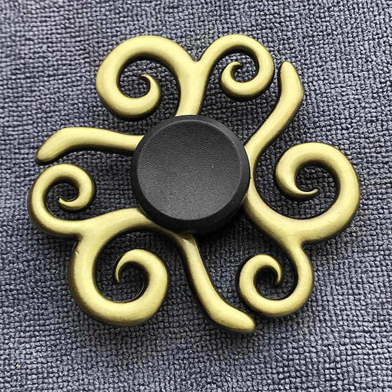

Zinc Alloy Hand Spinner Gyro Finger Gyroscopes For Relieve Anxiety Removable Fingertips