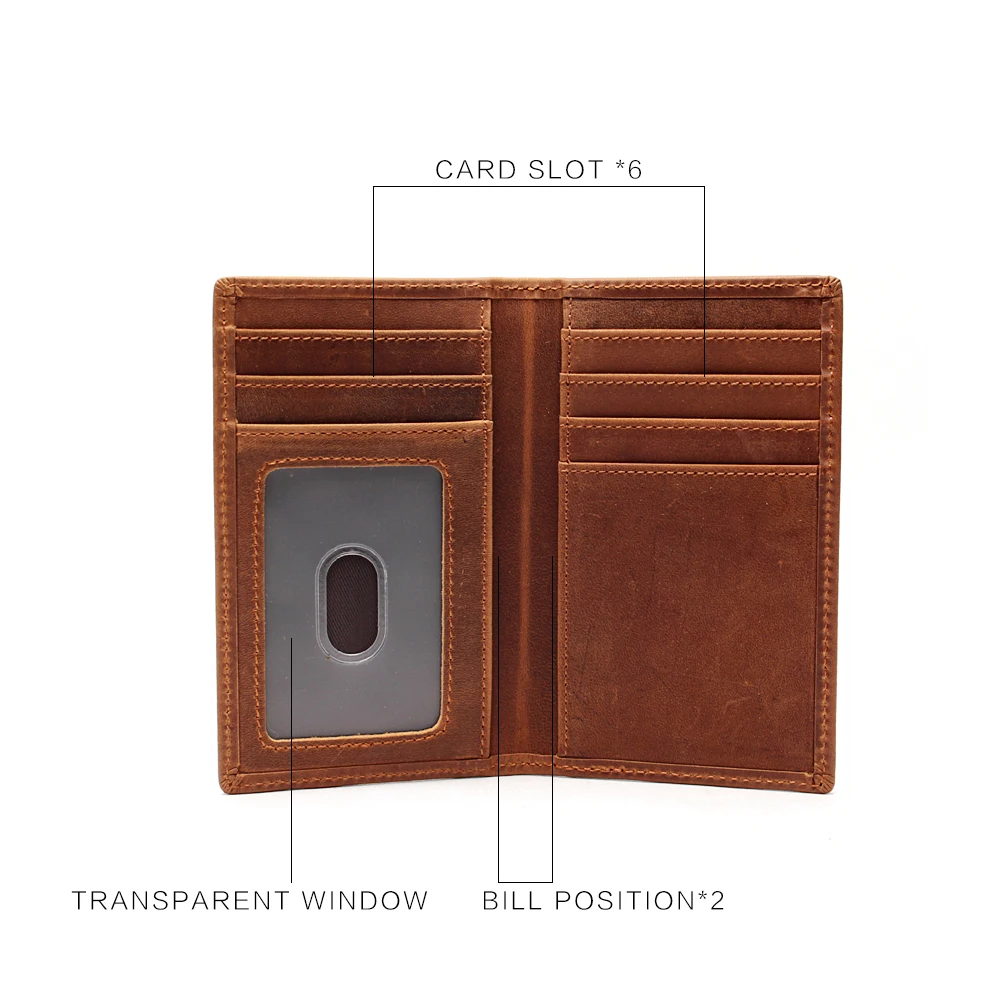 Подарочный кошелек для родителей и детей слоты карт RFID блокирующий держатель из