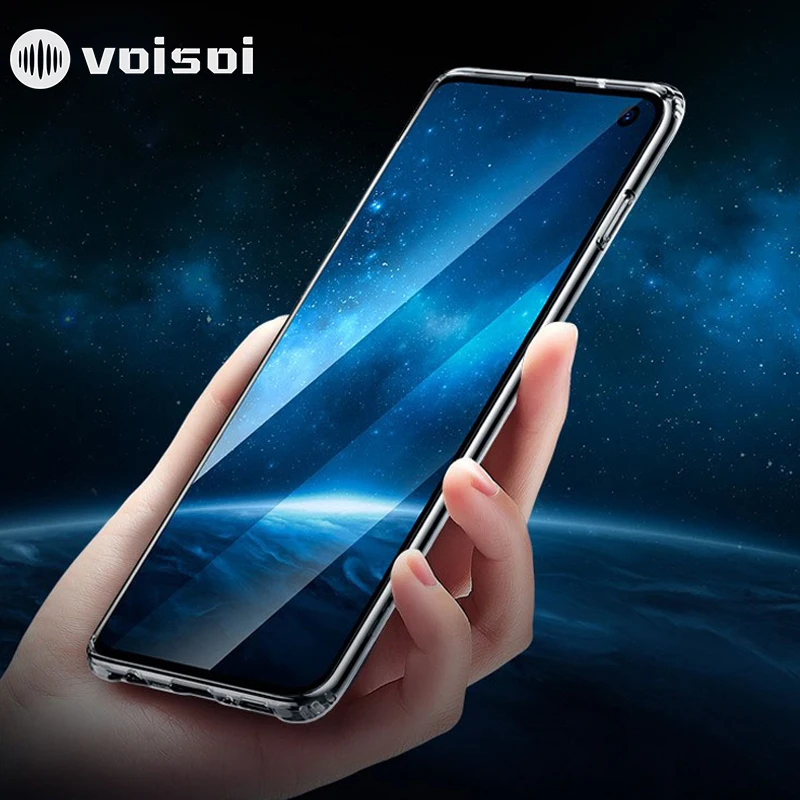Transparent Phone Case for Samsung Galaxy S10 Plus S10e Clear Soft Cover 2019 New Coque TPU Back Fitted |